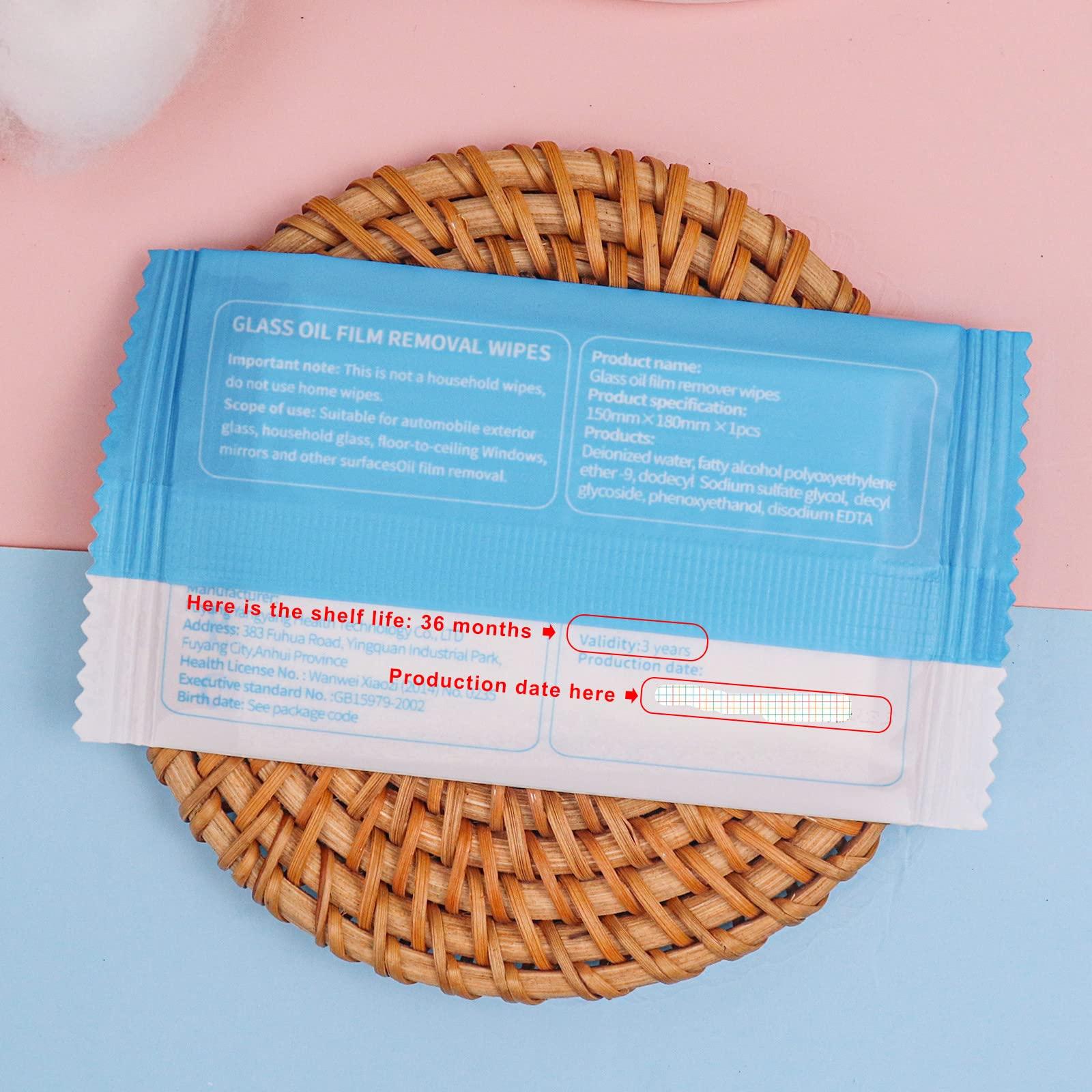 Hipruict Hipruict Car Cleaning Wipes, Set of 100 Individually Car Wipes, Fast Cleaning Car Leather Cleaner Wipes, Suitable for Car Window Glass, Floor Windows, Mirrors