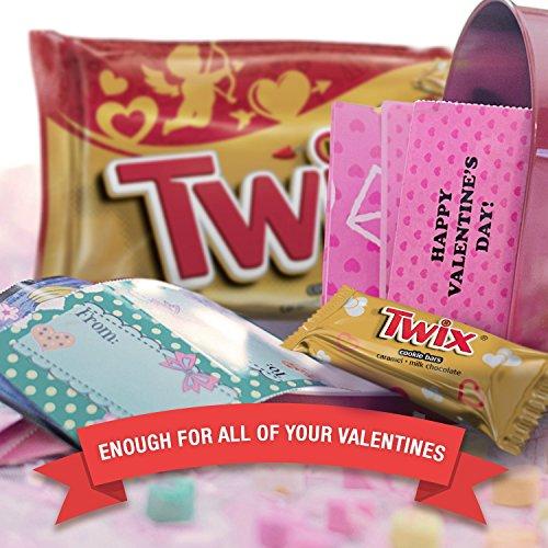 Twix Twix Valentine\'s Caramel Minis Size Chocolate Cookie Bar Candy 10.43-Ounce Bag, 10.43 ounce