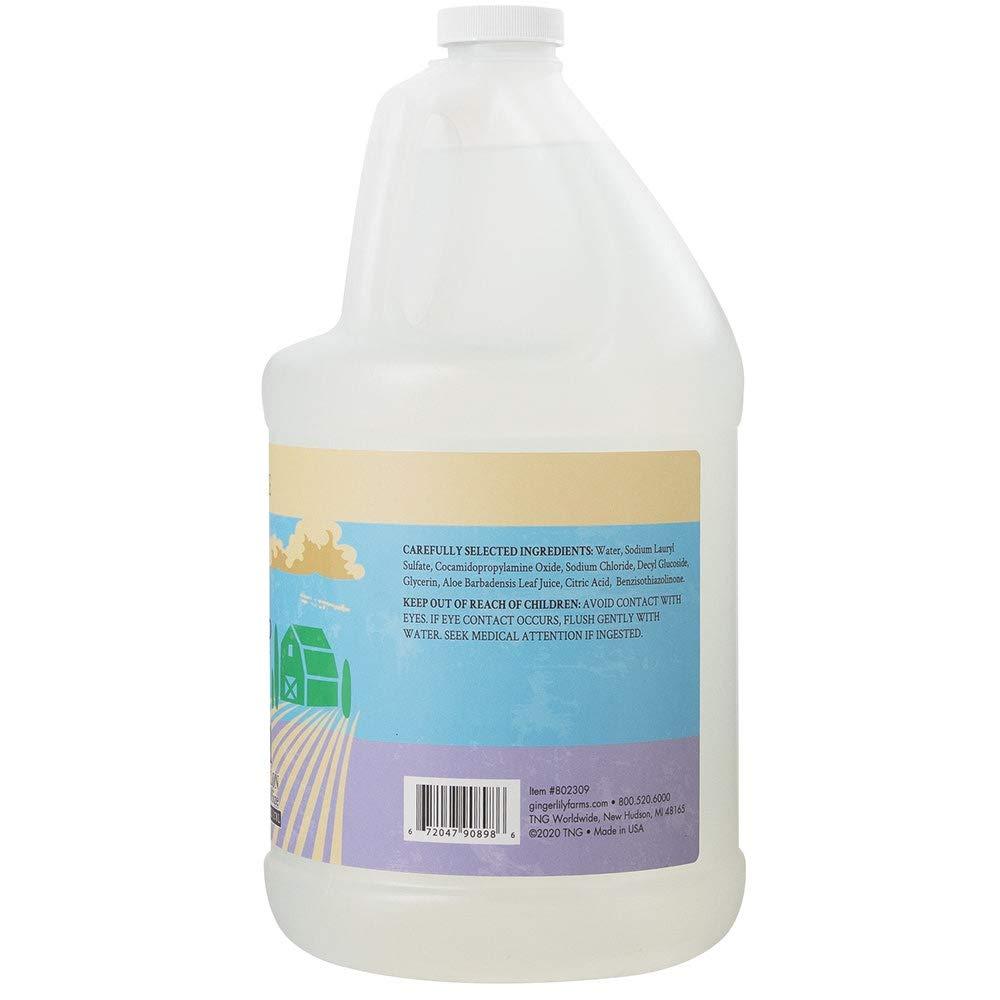 Ginger Lily Farms Ginger Lily Farms Botanicals Plant-Based Liquid Dish Soap, Concentrated Formula & Botanicals All-Purpose Liquid Hand Soap Refill, Island Tranquility