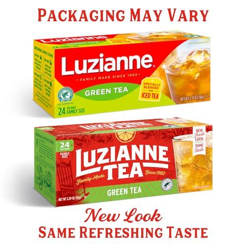 Luzianne Luzianne Green Tea Bags, Family Size, 24ct Box (Pack of 6)