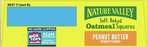Nature Valley Nature Valley Soft-Baked Oatmeal Squares, Peanut Butter Breakfast Snacks, 6 ct, 7.44 OZ