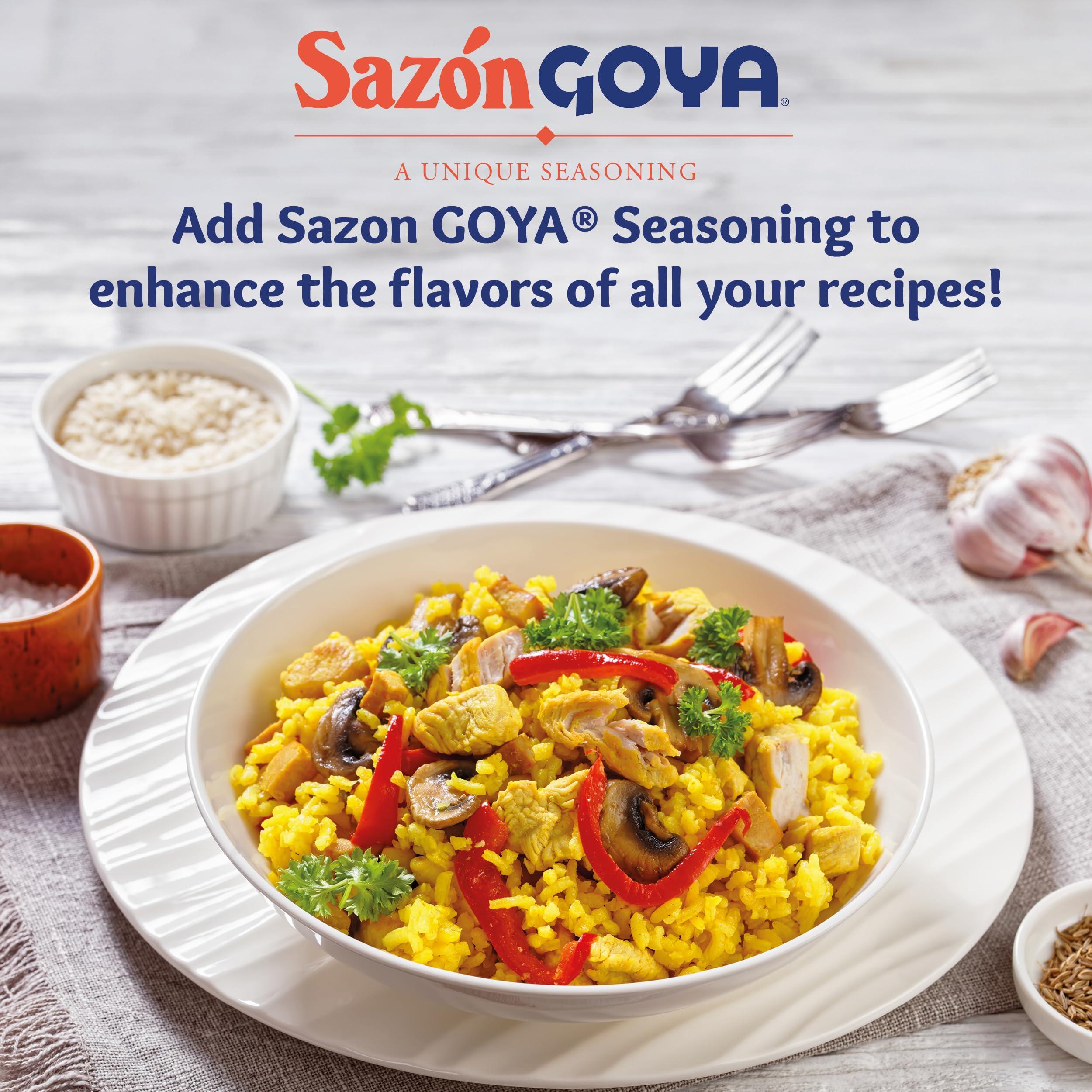 Goya Goya Foods Sazón Seasoning With Azafran 3.52 Ounce (Pack of 3)