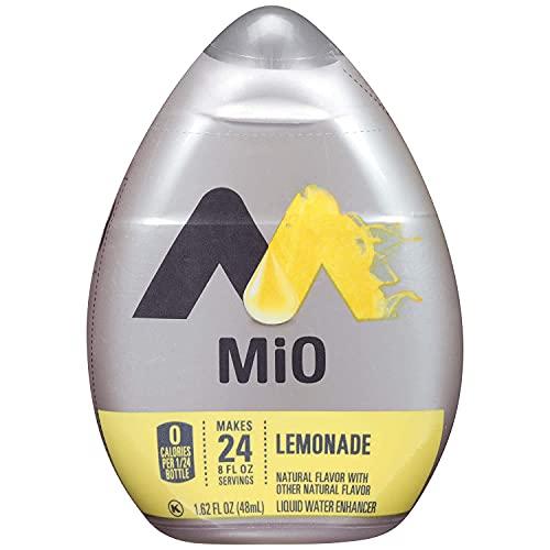 Mio MiO Liquid Water Enhancer - makes 24 servings + Vitamins, 1.62 oz each, (Lemonade, Pack of 2)