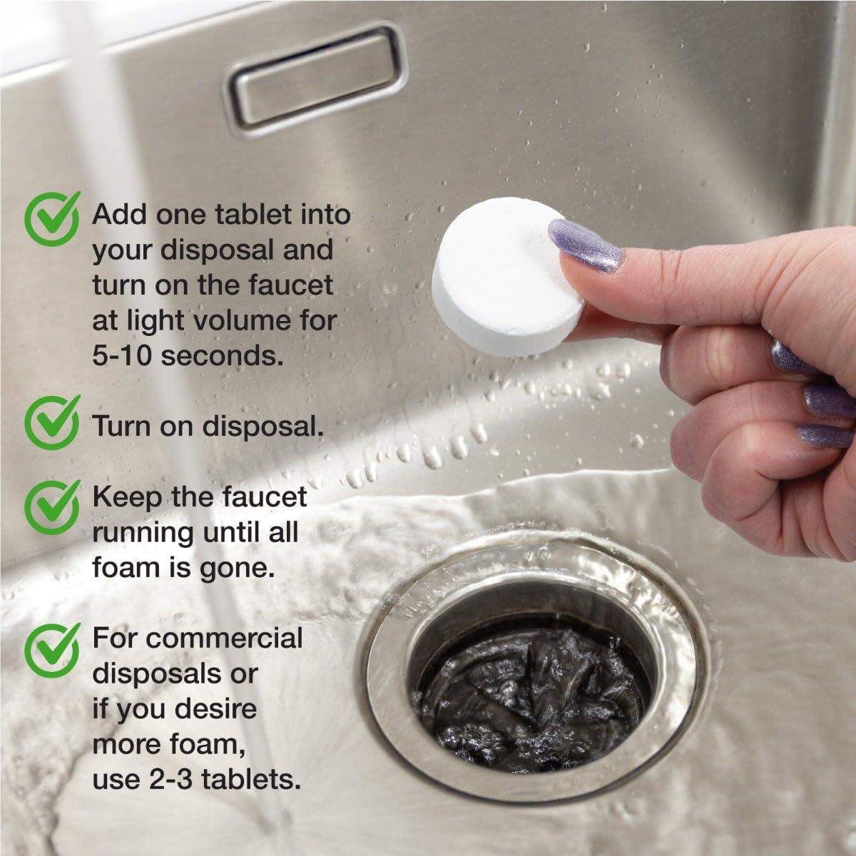 Ginger Lily Farms Ginger Lily Farms Botanicals Garbage Disposal Cleaner Tabs, Deep Cleaning Tablets for Sink Disposals, Removes Odor-Causing Residues, Citrus Scent, 40-Count