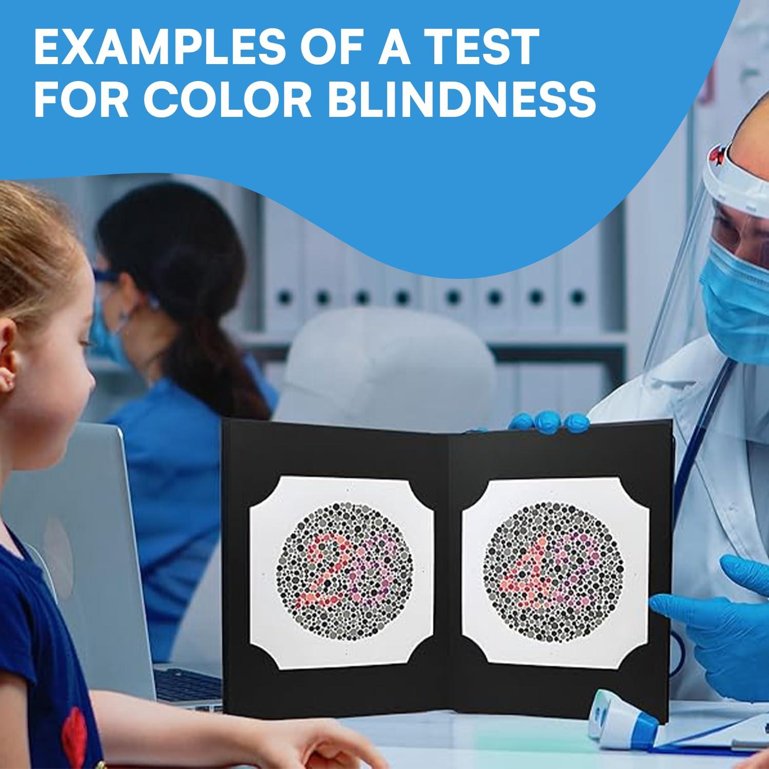 KANEHARA Ishihara Test Chart Books for Color Deficiency 38 Plates with User Manual and One Eye Occluder by KASHSURG