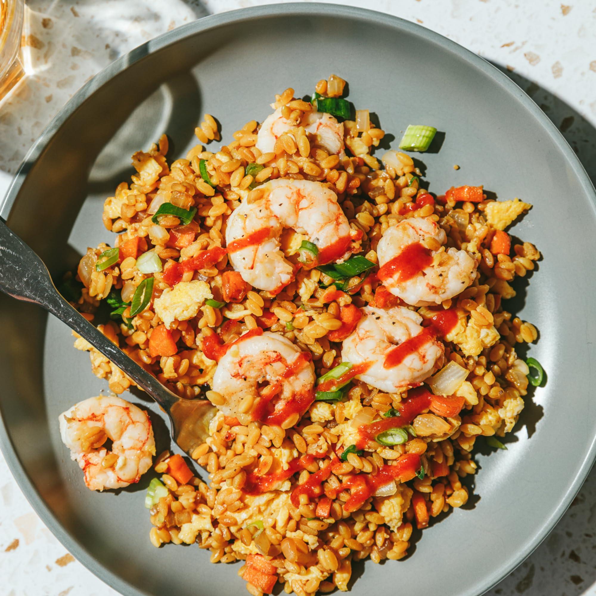 Kaizen Food Company Kaizen Low Carb Keto Rice - Gluten-Free, High Protein (20g), Keto Friendly, Plant Based, Made with High Fiber Lupin Flour - 8 ounces (Pack of 3)