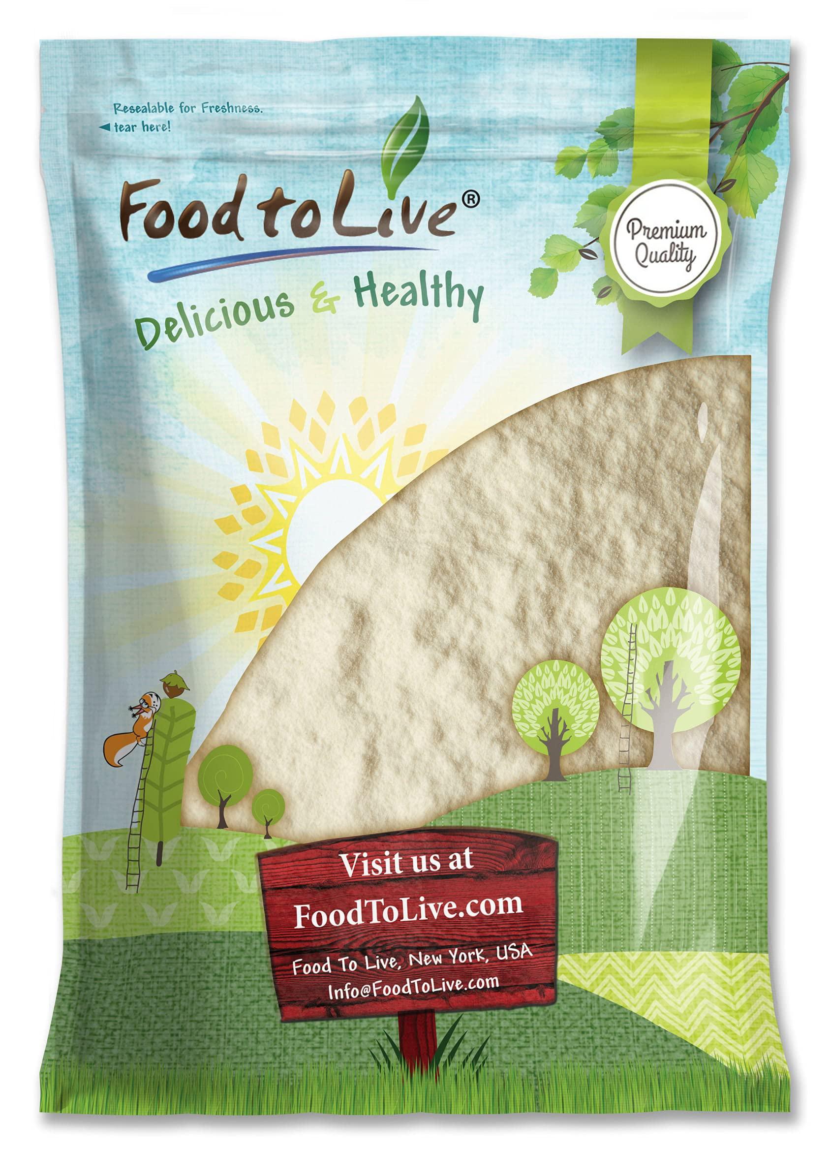 Food to Live Food to Live Apple Powder, 10 Pounds - Unsulfured, Made from Raw Dried Fruit, Vegan, Bulk, Great for Juices, Smoothies, Yogurts, and Instant Breakfast Drinks, Contains Maltodextrin, No Sulphites