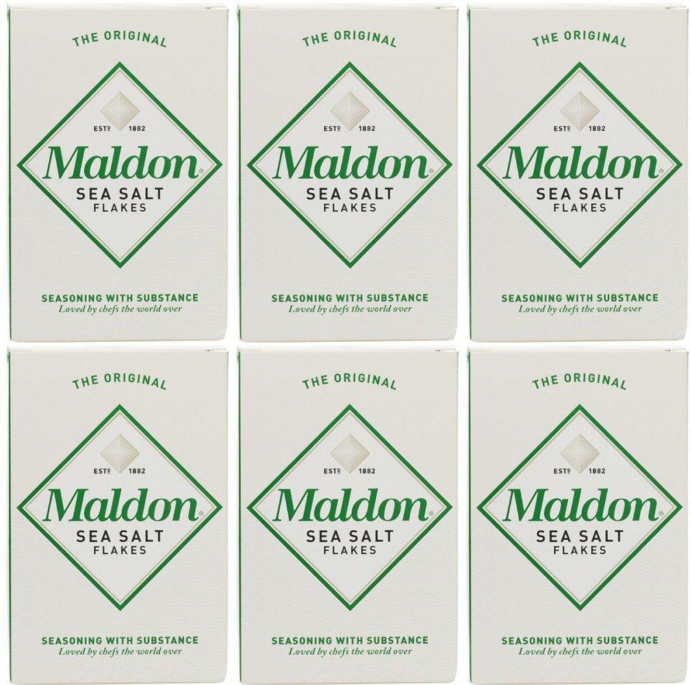 Maldon Salt (6 Pack) - Maldon Salt - Sea Salt MAL-MAL125 | 125g | 6 Pack Bundle