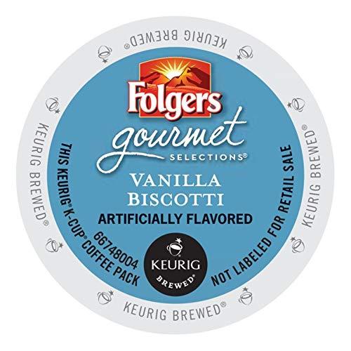 Folgers Folgers Gourmet Selections Single Cup for Keurig Brewers, Vanilla Biscotti, 24 Count