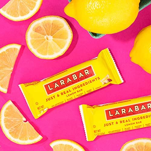 LÄRABAR Larabar Lemon Bar, Gluten Free Vegan Fruit & Nut Bars, 1.6 oz Bars, 6 ct (Pack of 8)