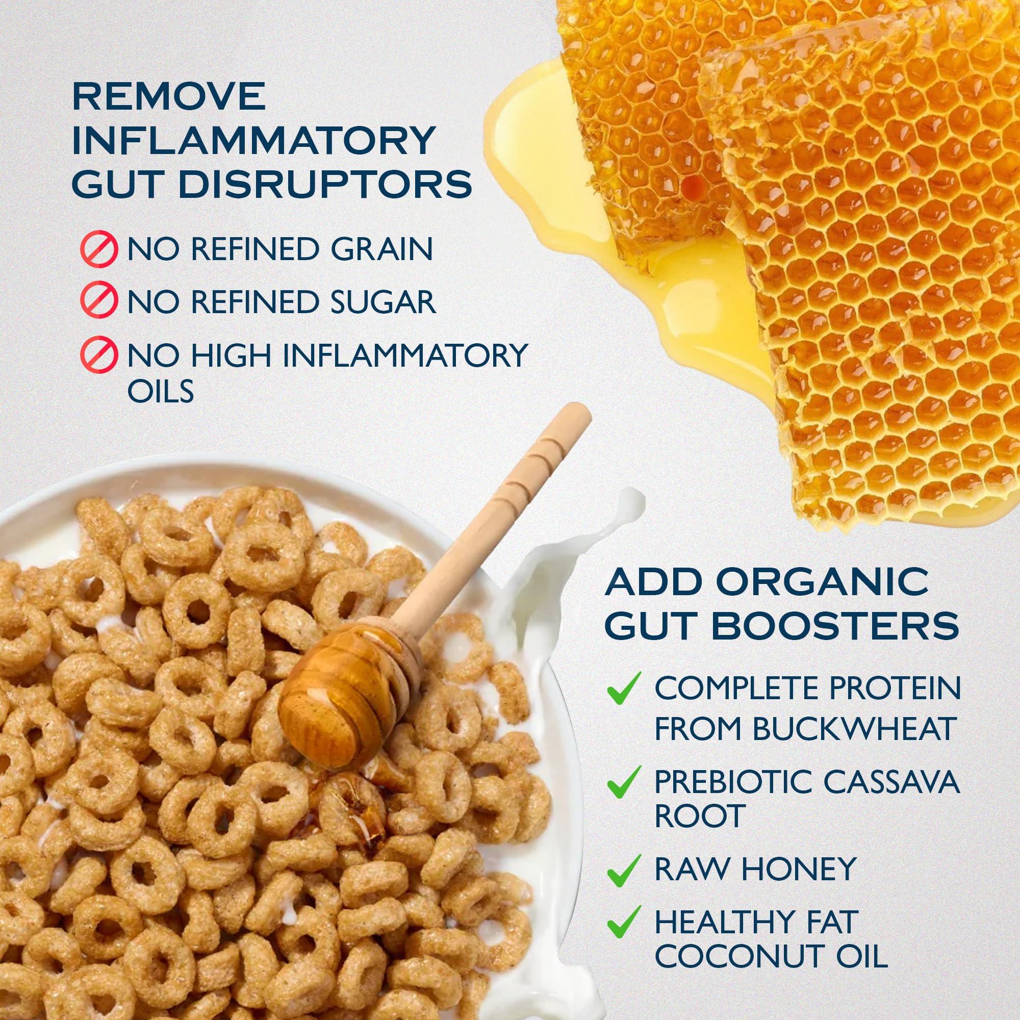 Lovebird Lovebird Gluten & Grain Free Cereal Variety 6 Pack - Organic AIP Food, Paleo Dairy Free, No Refined Sugar Breakfast Cereals | Healthy Snacks for Kids, Adults - Cacao, Honey, Cinnamon, Unsweetened