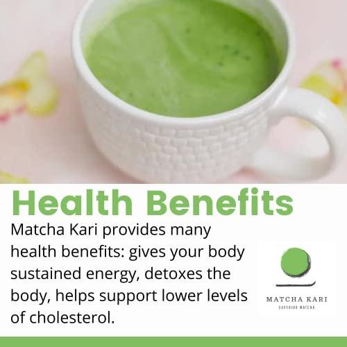 Matcha Kari Dr. Weil Matcha Kari Superior Japanese Matcha Green Tea Sticks (2) and 100g Culinary Bundle - Organic Ceremonial Grade Powder Single Serve Packets (24 packets) and 100g Culinary Grade Pouch