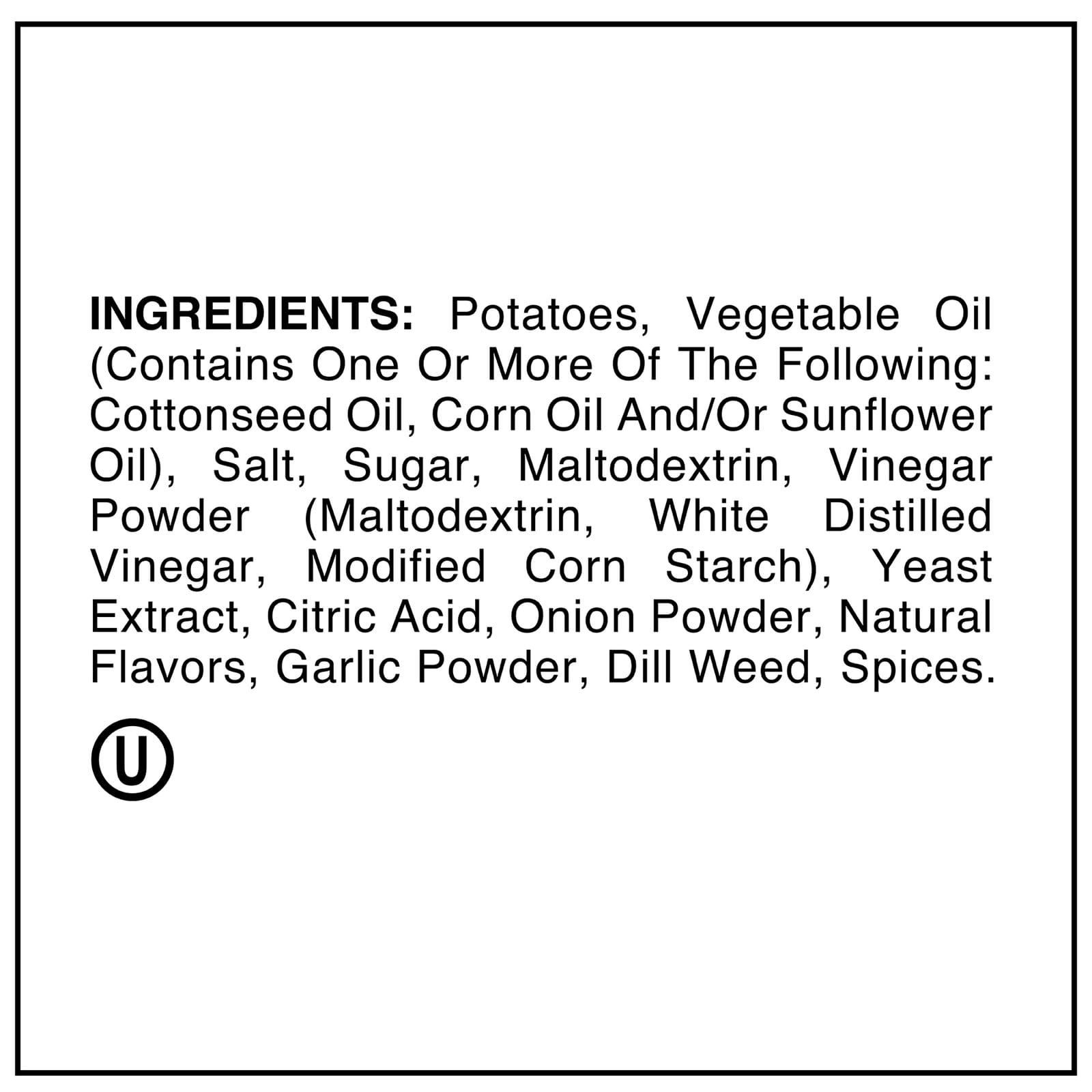 Utz Utz Dill Pickle Rippled Potato Chips, 7.75 oz