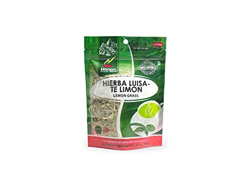 HANAN PERUVIAN SECRETS Hanan Peruvian Secrets Hierba Luisa Te Limon | 100% Natural Lemon Grass | 1.41oz / 40g | Naturally Aids in Relieving Occasional Stress, Tension | Promotes Healthy Sleep and Digestion - 6 Pack