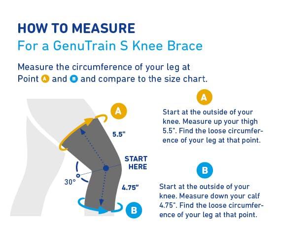 Bauerfeind Bauerfeind - GenuTrain S - Hinged Knee Brace Support - Advanced Stability of the knee joint - Right Knee - Size 2 - Color Titanium