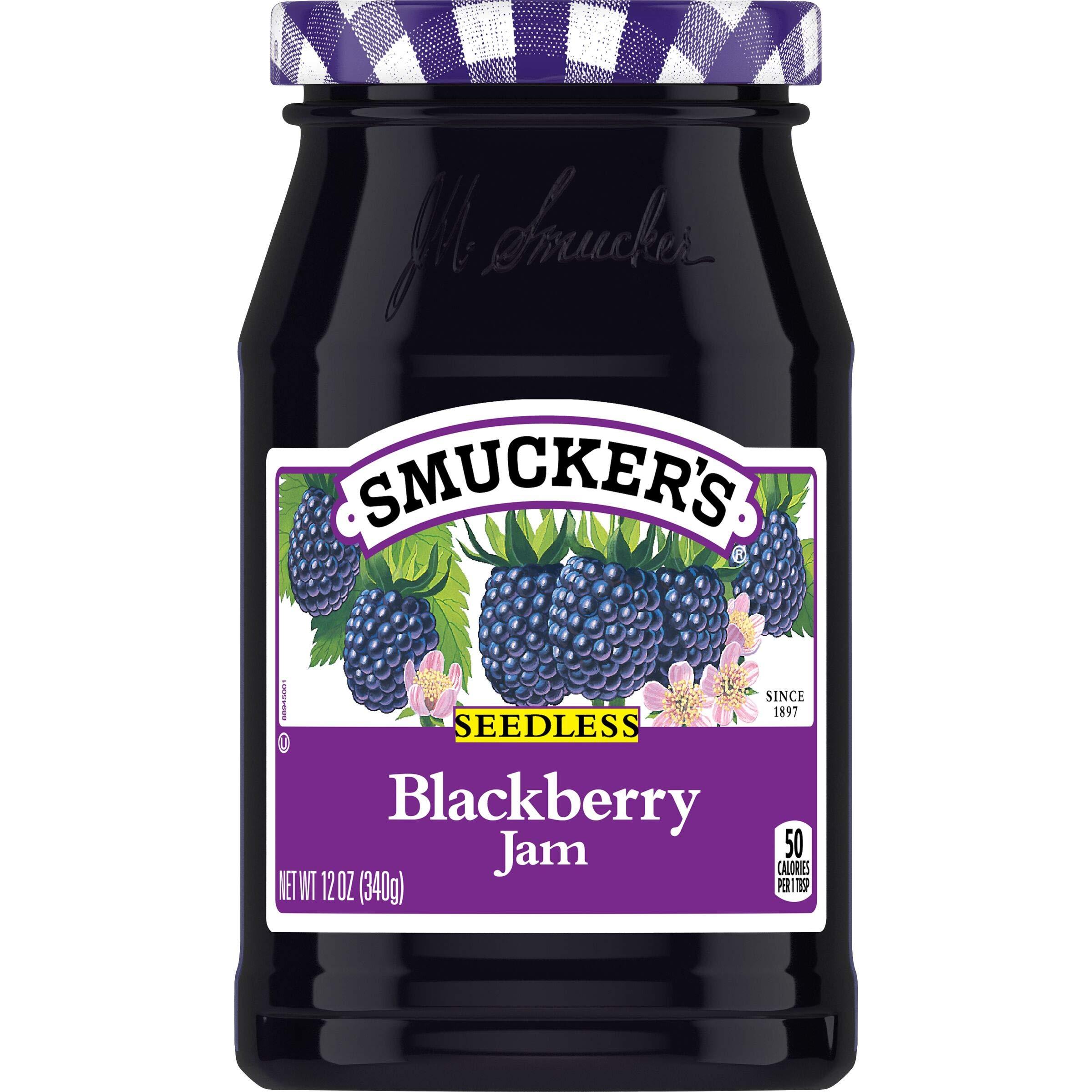 Smucker\'s Smucker\'s Seedless Blackberry Jam, 12 Ounces