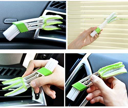 JEKEJIAJIU Magic Window Cleaning Brush,Window Groove Cleaning Brush SetHand-held Groove Gap Cleaning Tools,Window Blind Sliding Door Track Cleaner Duster Brush for Tile Lines Car Vents Keyboard8Pcs