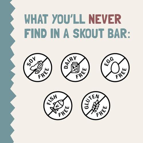 Skout Organic Skout Organic Dessert Inspired Kids Snack Bar Variety Pack (18 Pack) | Organic Kids Snack Bars | School Snacks & Lunch Snacks | Vegan & Paleo | Gluten, Dairy, Grain Free…