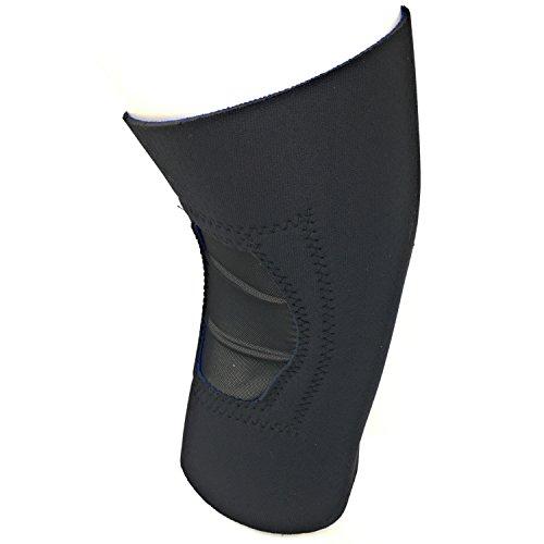 OTC OTC Knee Support, Open Patella, Neoprene, Black, Medium