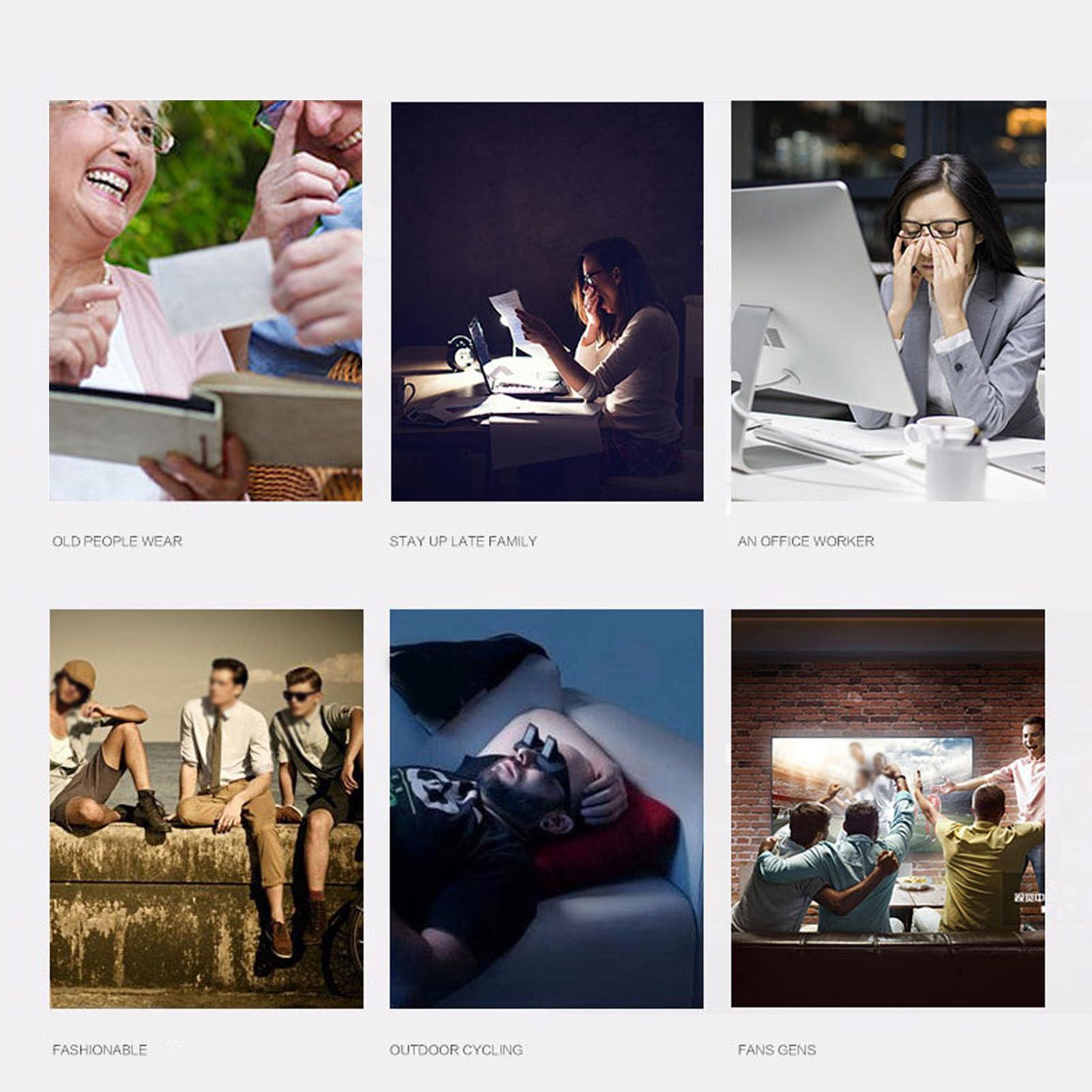 Dpofirs Dpofirs Lazy Glasses, Horizontal Reading Glasses, Upside Down 90 Degree Glasses for Lying down Reading, Bed Prism Glasses Spectacles Horizontal Glasses Prism Periscope