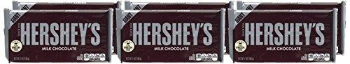 HERSHEY'S Hersheys Giant Milk Chocolate Bar, 7-Ounce (Pack of 6)