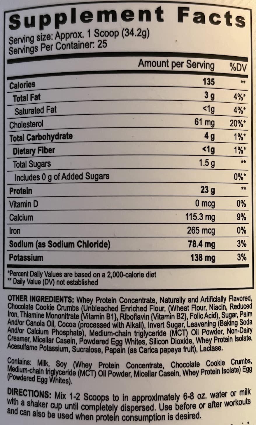 Black Magic Supply Black Magic Multi-Source Protein - Mint Chocolate Ice Cream - Pre Workout and Post Workout - 2LB - 24g Protein - 25 Servings