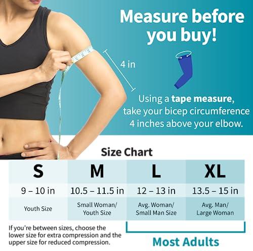 POWERLIX POWERLIX Elbow Orthopedic Brace Compression Support (Pair) - Elbow Sleeve for Extra Comfort, Stable Compression, Injury Prevention, Pain Relief, Breathablility, Moisture-Wicking