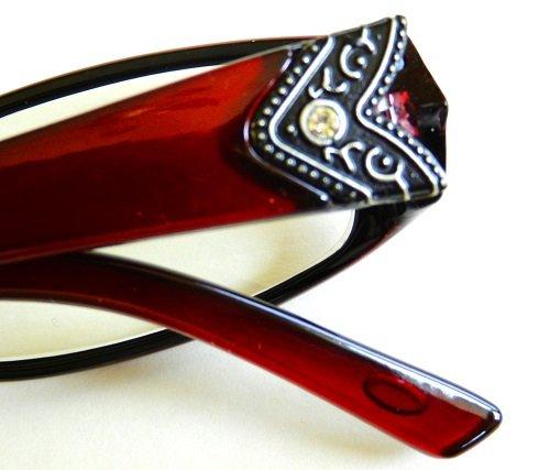 Magnivision / Foster Grant (3 PAIR+ BONUS) Foster Grant"VICTORIA" +1.50 Designer Reading Glasses H9 + FREE BONUS MICROFIBER CLEANING CLOTH