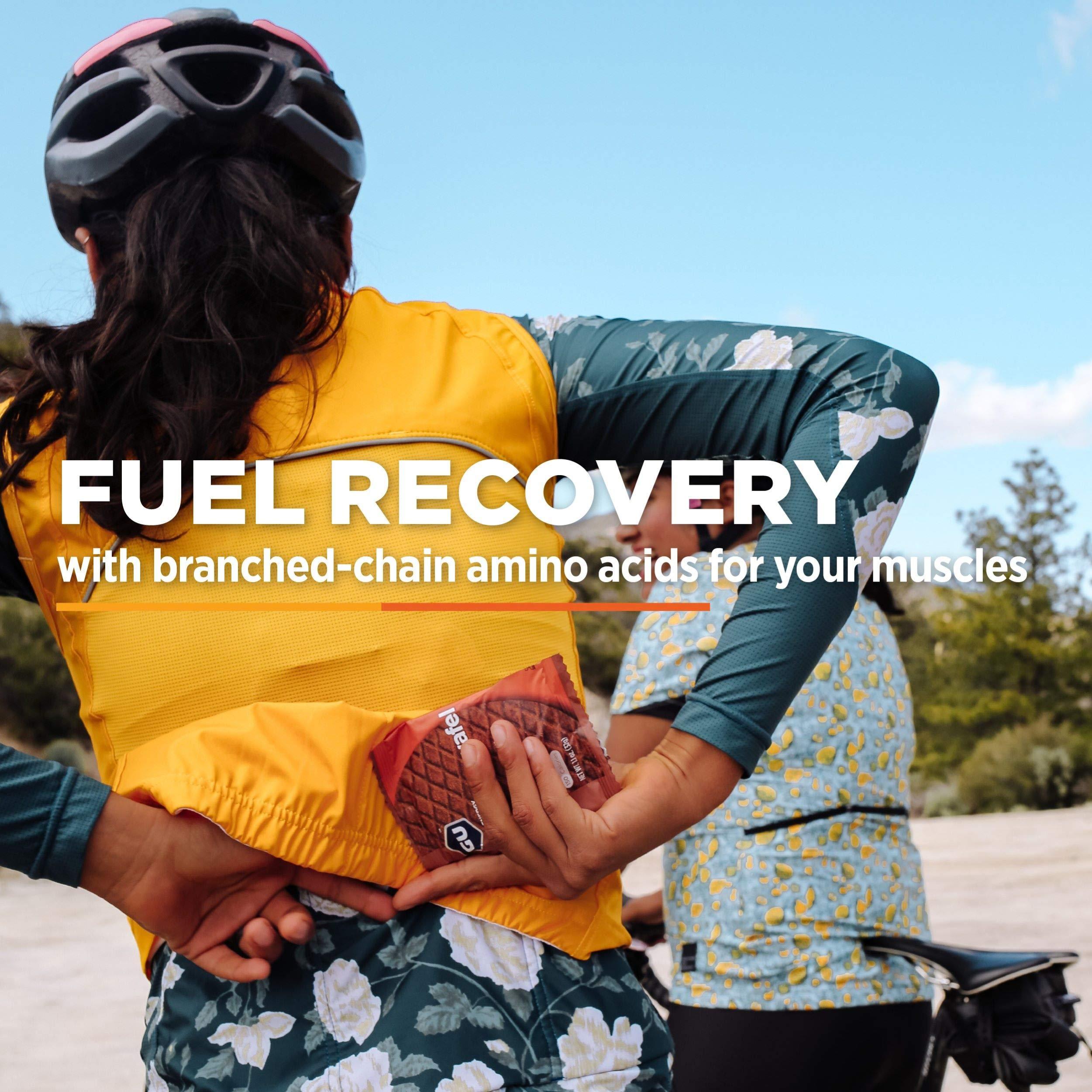 GU Energy GU Energy Stroopwafel Salted Chocolate Sports Nutrition Waffle, Caffeine-Free, Gluten-Free, and Kosher dairy, On-the-Go Energy for Any Workout, 16 Count