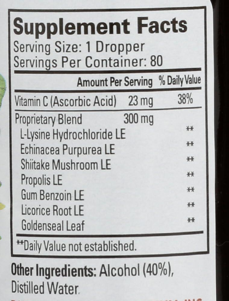 Quantum Quantum Health Super Lysine+ Immune System Liquid Extract, 2 Fl Oz