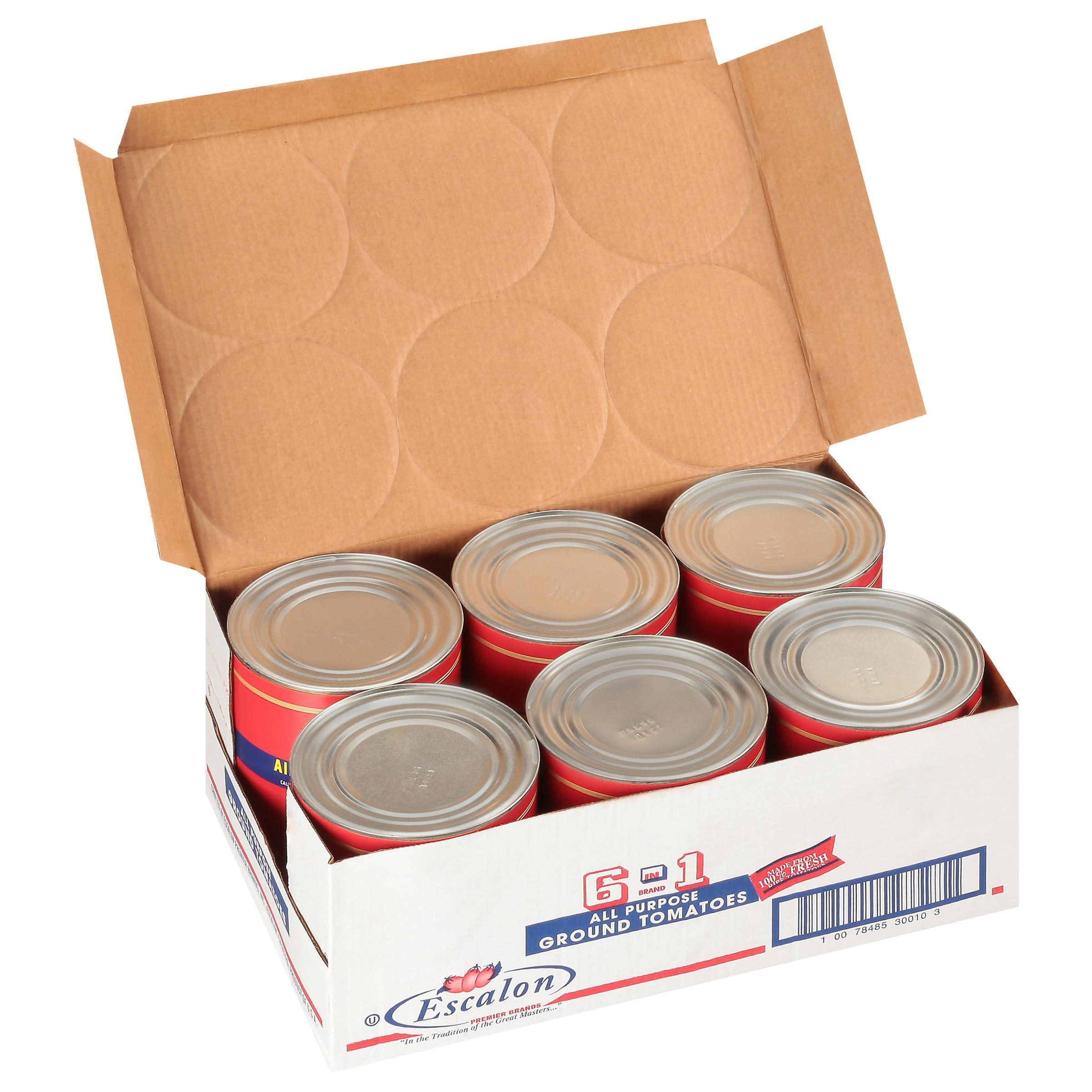 Heinz Escalon 6 in 1 All Purpose Ground Tomatoes, 6 lb 9 oz Can