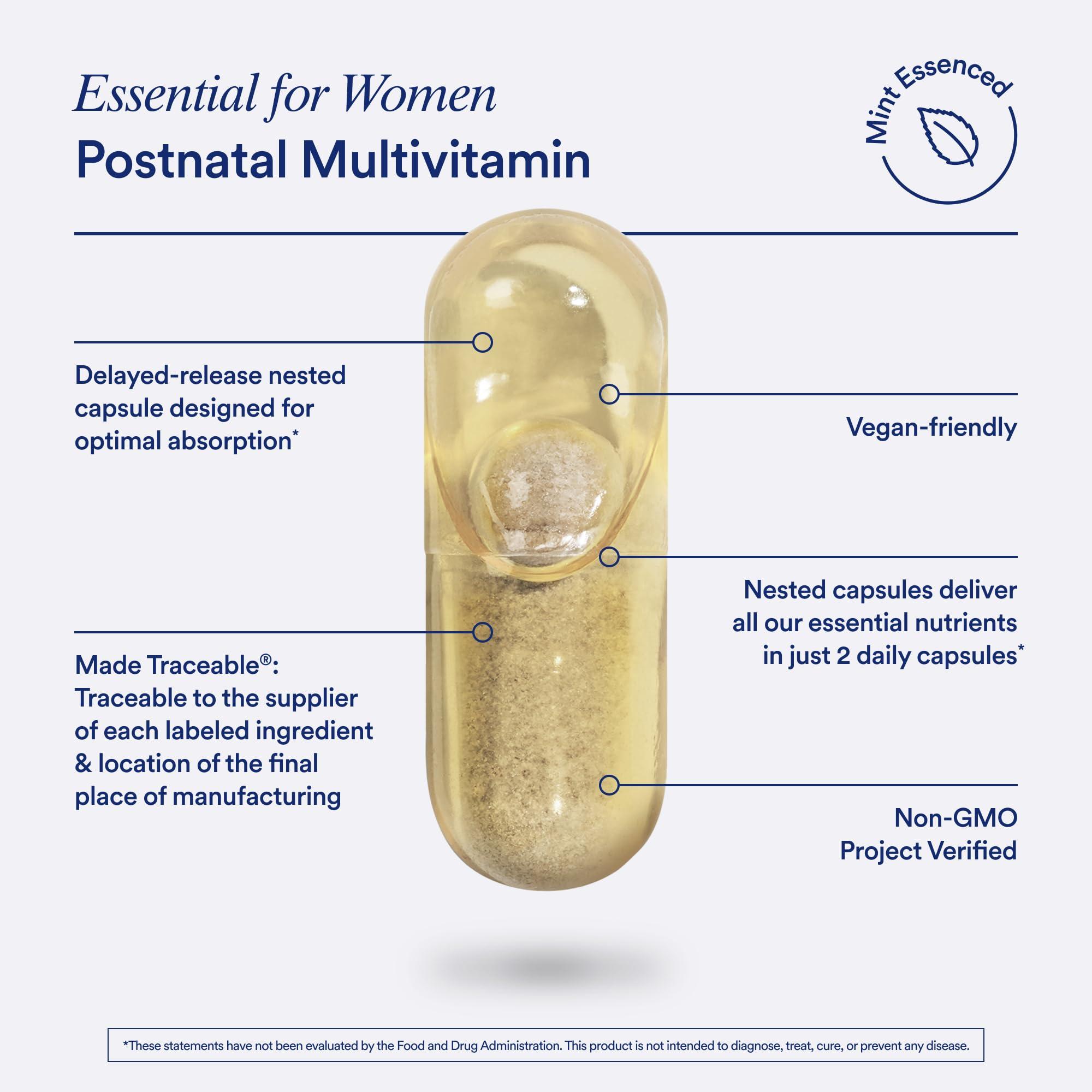 Ritual Ritual Postnatal Mom-to-Baby Set, Postpartum Multivitamin and Natal Choline Supplements, Supports Lactation, Immune Function, and Baby\'s Cognitive Function