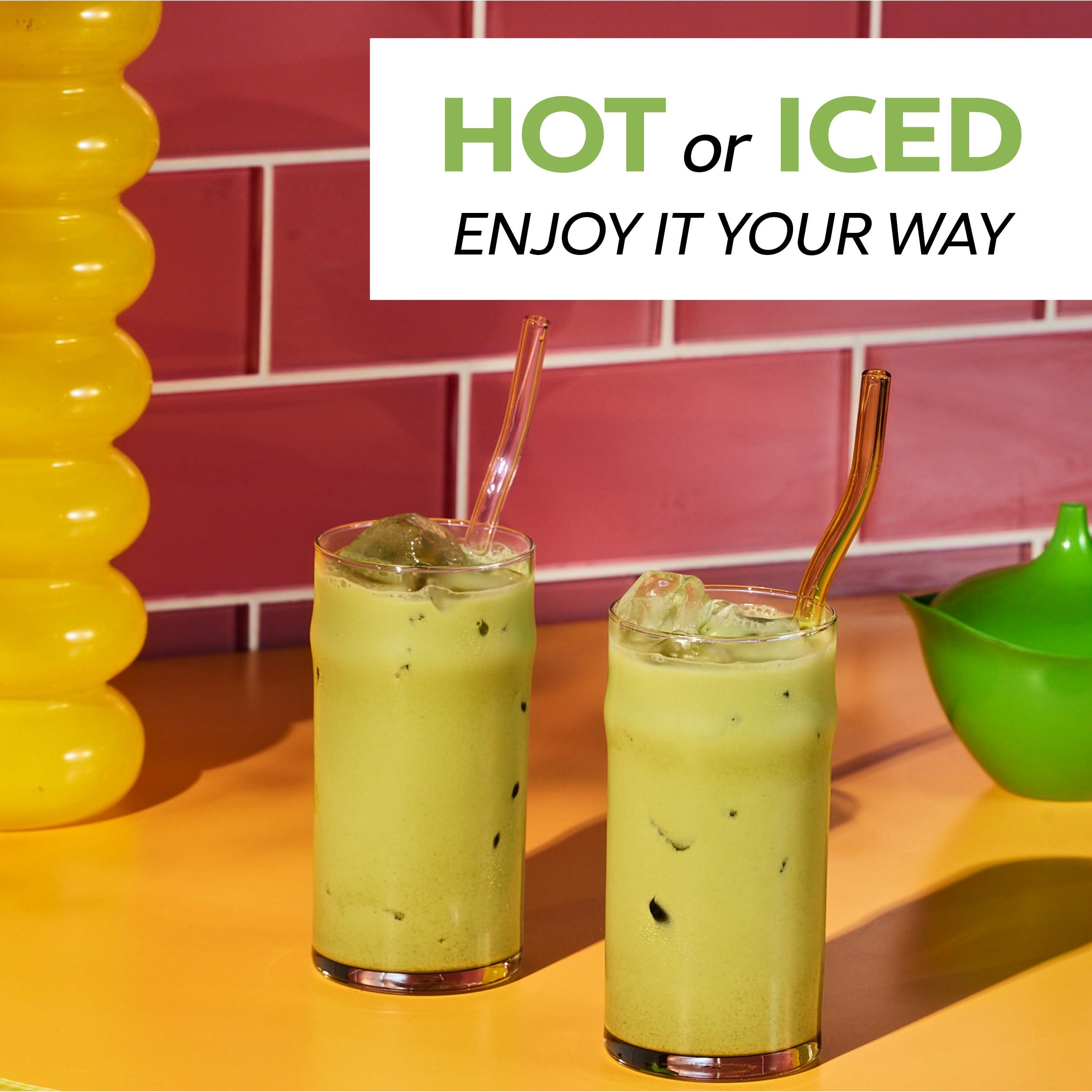 TAZO TAZO Green Tea Matcha Latte Concentrate, Easy-to-Serve Matcha Tea for Everyday Lattes, Mocktails, Hot or Iced, 32 oz Carton (Pack of 2)