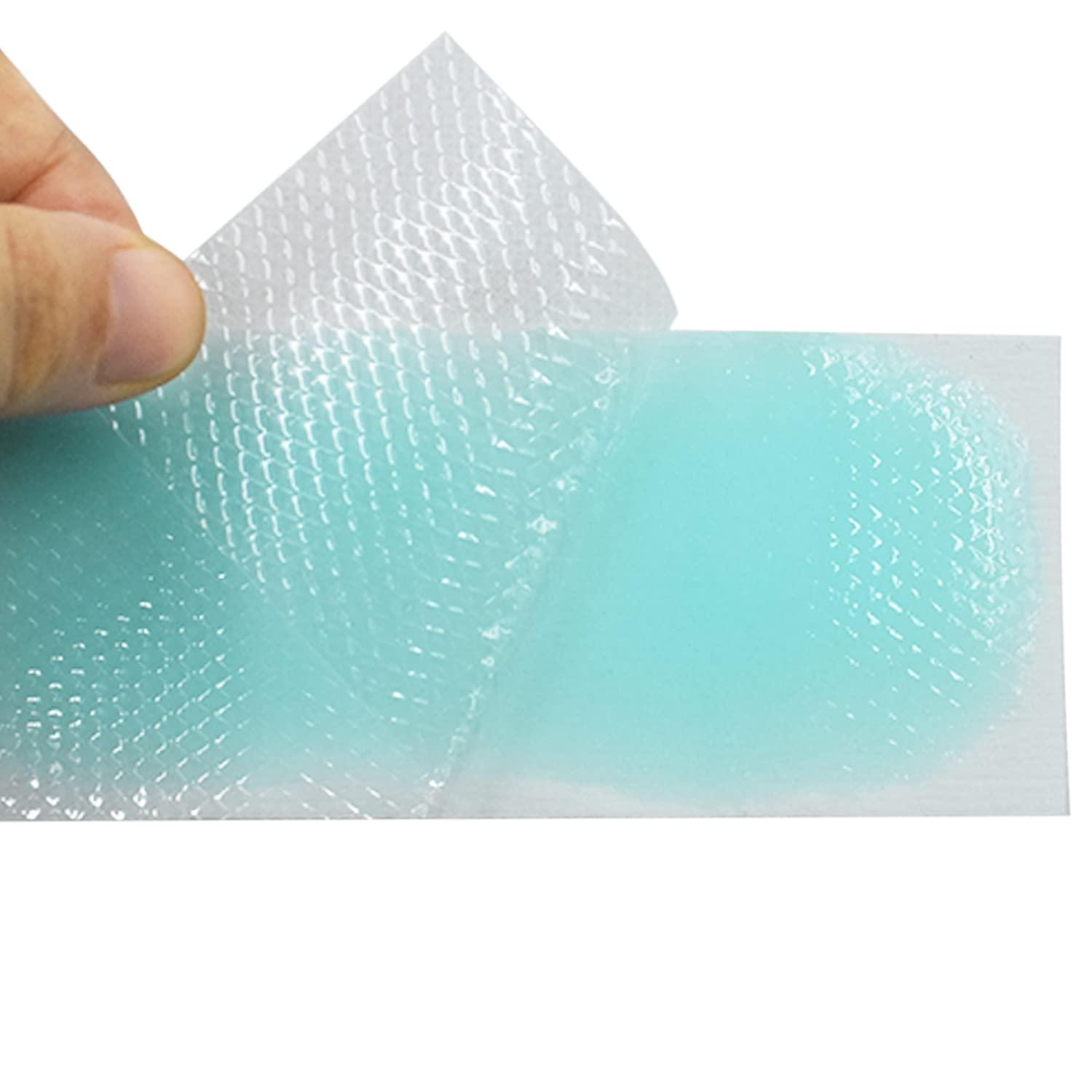 Peixiong 40 Sheets Cooling Gel Patches, Cooling Forehead Strips Cooling Gel Sheet for Relieve Fatigue, Refreshing, Sunstroke, Cooling Gel Forehead Patches Kids, Cooling Gel Patches for Adults
