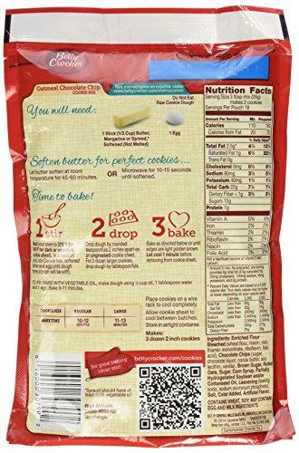 Betty Crocker Betty Crocker Oatmeal Chocolate Chip Cookie Mix - 17.5 oz