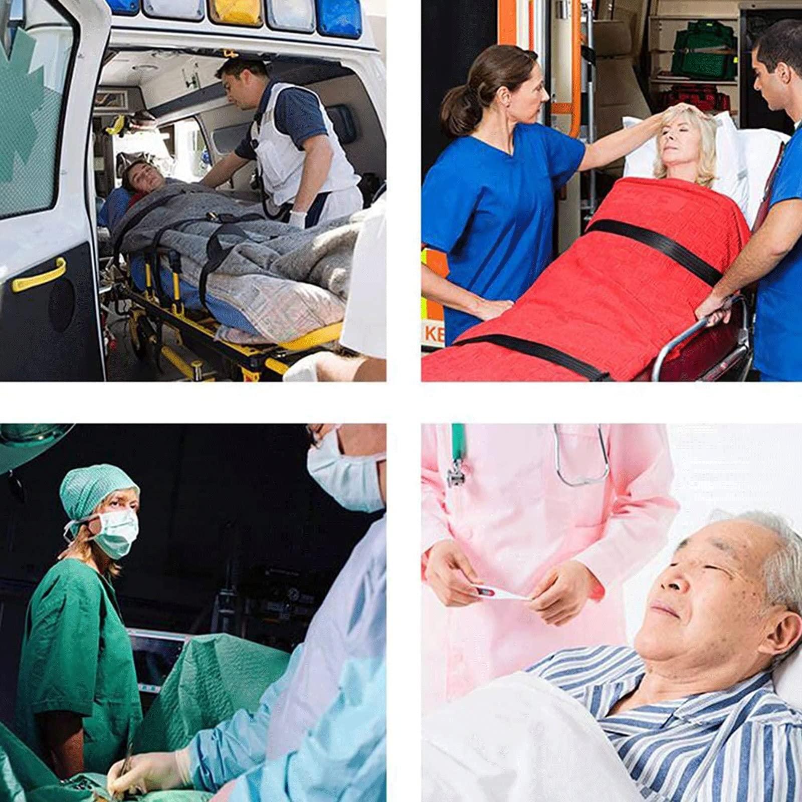 DATEN DATEN Patient Lift Sling, Patient Hoist Sling Stair Transfer Belt Full Body Patient Lifting Harness Medical Lift Equipment for Elderly Disabled