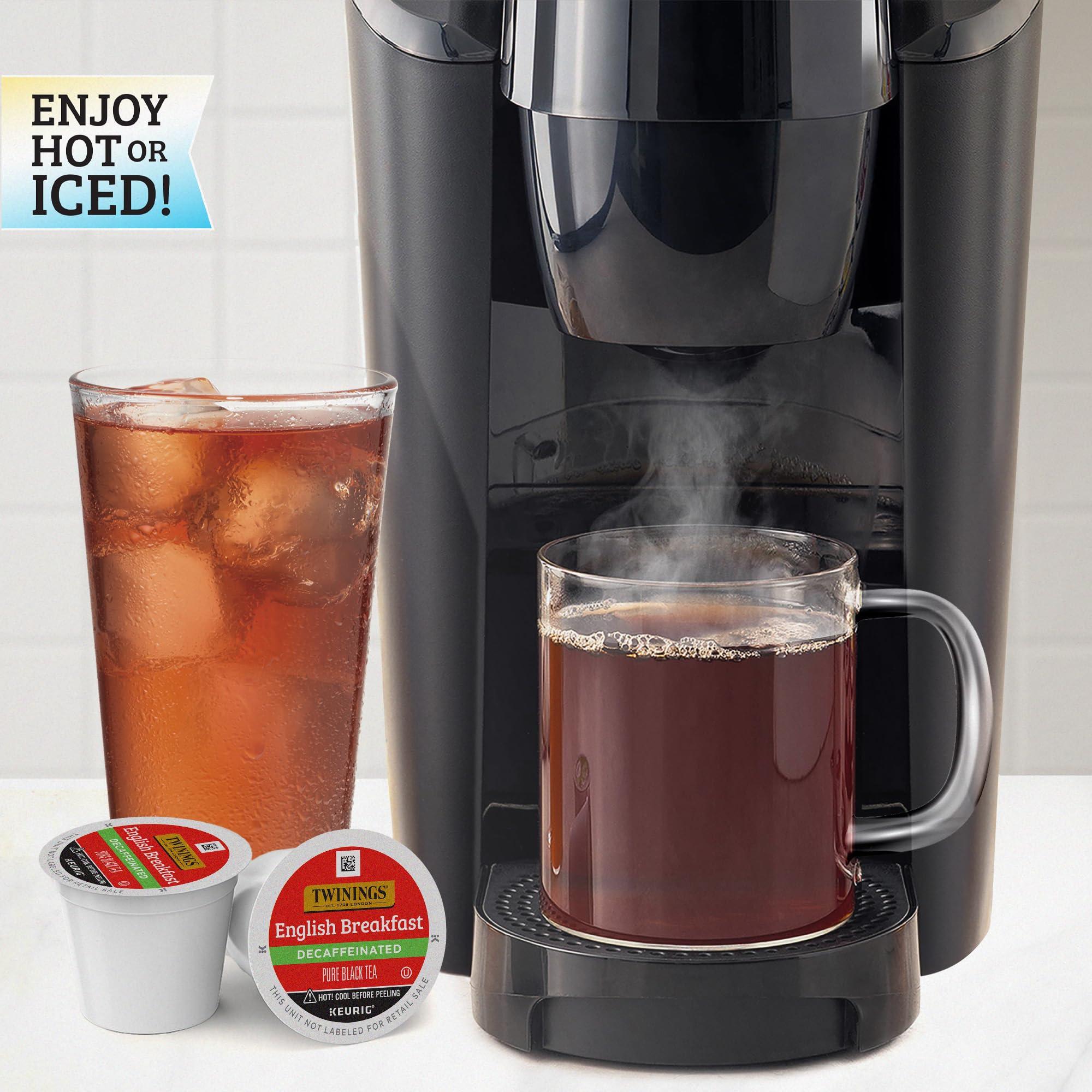 Twinings Twinings Decaffeinated English Breakfast Black Tea K-Cup Pods for Keurig, 56 Count (Pack of 1), Naturally Decaffeinated, Smooth, Flavourful, Robust, Enjoy Hot or Iced | Packaging May Vary