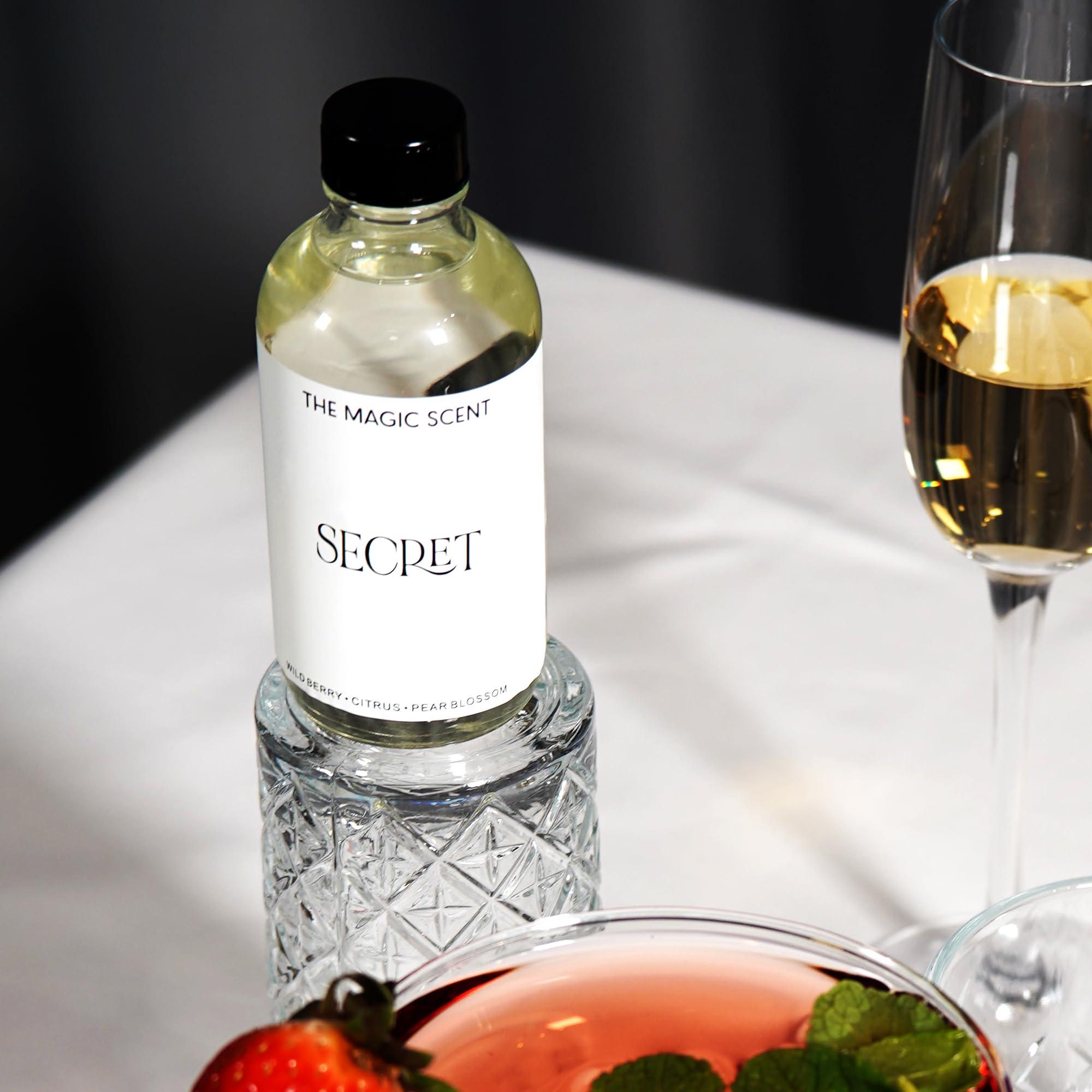 THE MAGIC SCENT The Magic Scent Secret Oils for Diffuser - HVAC, Cold-Air, & Ultrasonic Diffuser Oil Inspired by Victoria\'s Secret - Essential Oils for Diffusers Aromatherapy - 4 fl oz, 120 mL