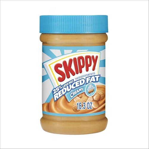 SKIPPY SKIPPY Reduced Fat Creamy Peanut Butter Spread, 16.3 Ounce (Pack of 12)