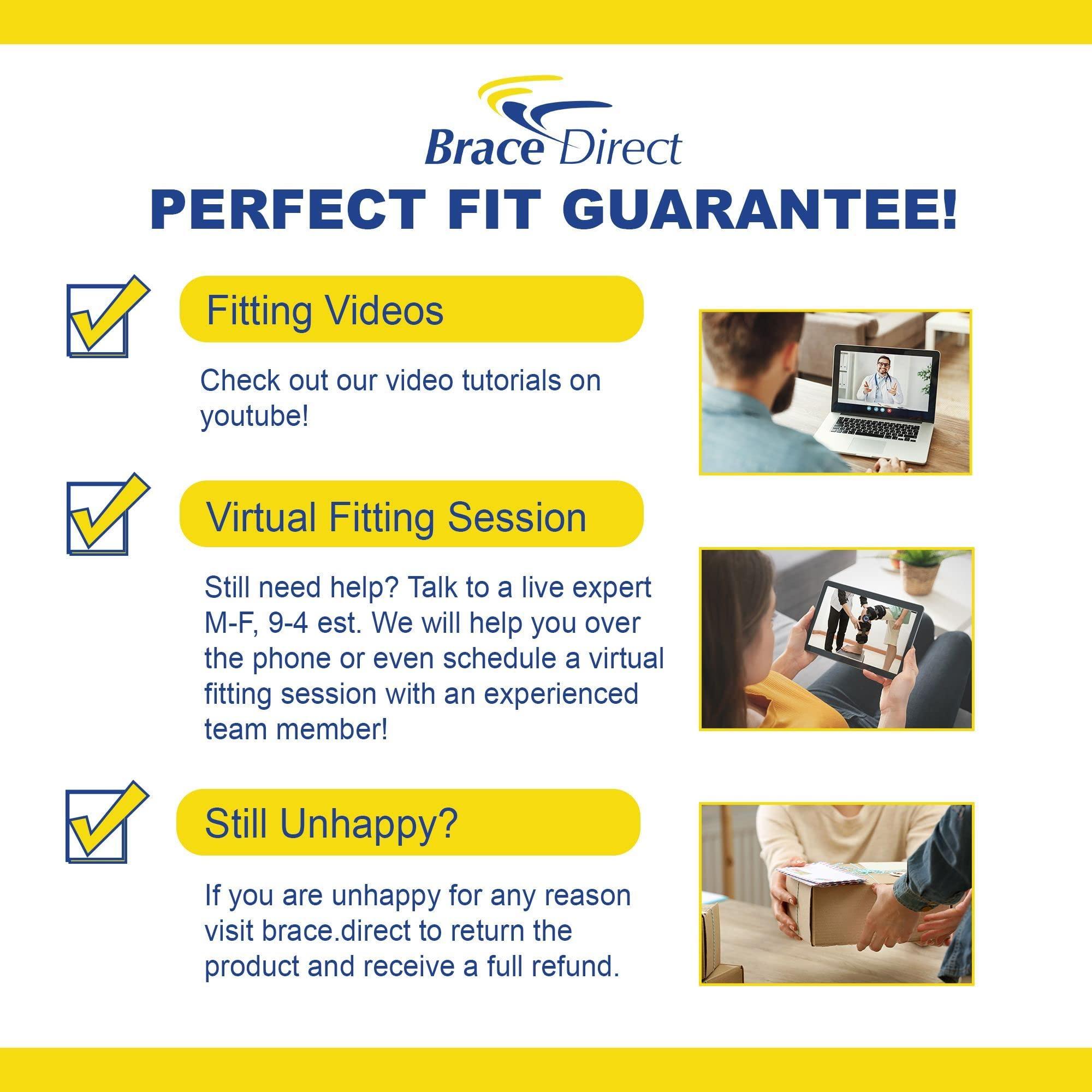 Brace Direct Brace Direct Tall Air CAM Walker Boot - Orthopedic Full Shell Air Cast Walking Boot - for Broken Foot, Sprained Ankle, Fractures, Achilles Recovery - For women and Men