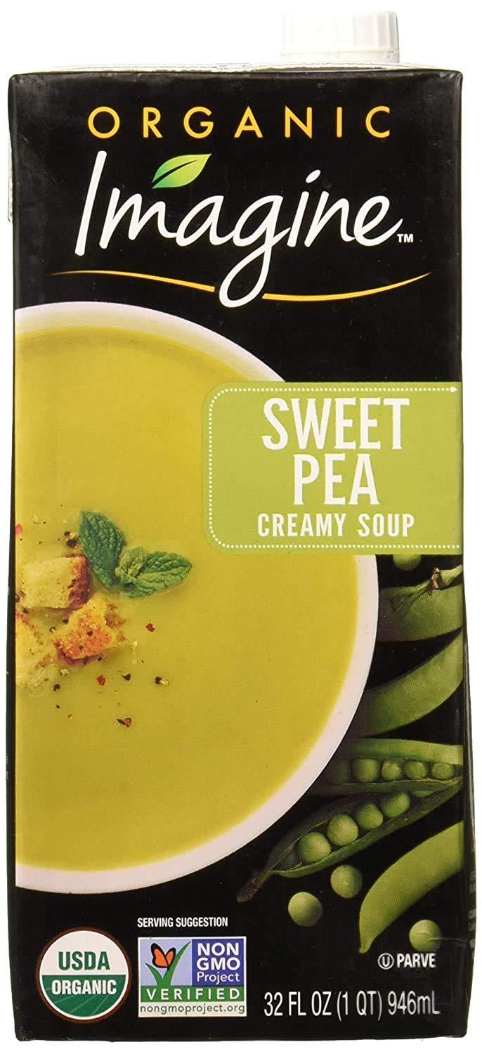 Imagine Organic Soup Imagine Organic Soup Variety Pack: Super Greens, Sweet Pea, Creamy Garden Tomato, Creamy Butternut Squash, 32 ounce (Pack of 4)