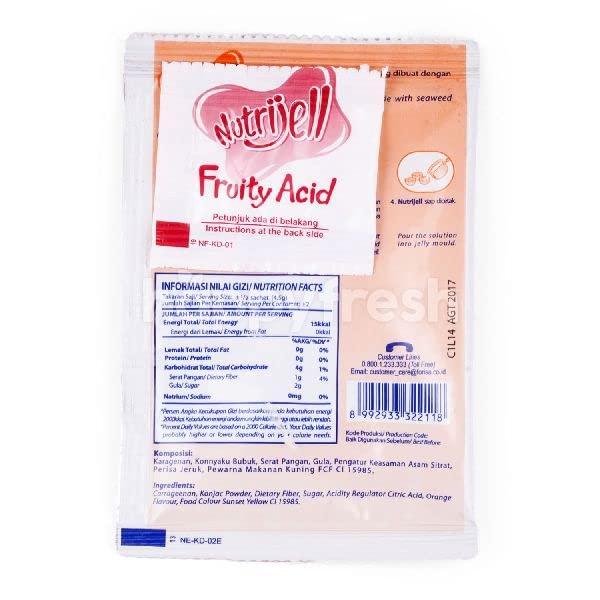 Generic Nutrijell Jelly Powder - Orange, 15 Gram (12 sachets)