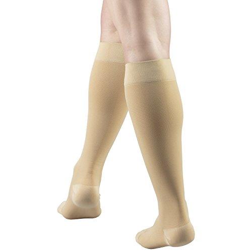 Truform Truform Short Length Compression Stockings, 20-30 mmHg, Beige, Medium (Pack of 2)
