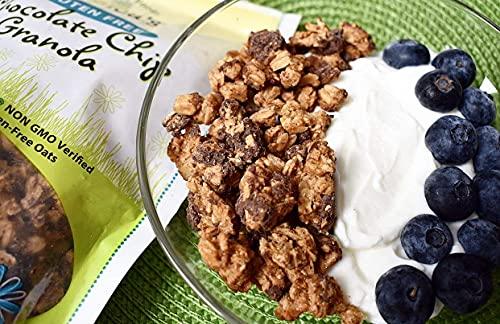 Jessica's Natural Foods Jessica's Natural Foods Gluten-Free Chocolate Chip Granola 11 oz. - All-Natural Granola, Non GMO Breakfast Cereal and Snack, Certified Gluten Free - Chocolate Chip