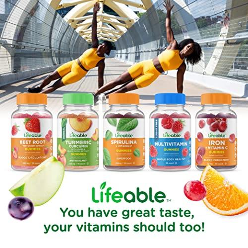 Lifeable Lifeable Garlic 1000mg + Vitamin C 750mg, Gummies Bundle - Great Tasting, Vitamin Supplement, Gluten Free, GMO Free, Chewable Gummy