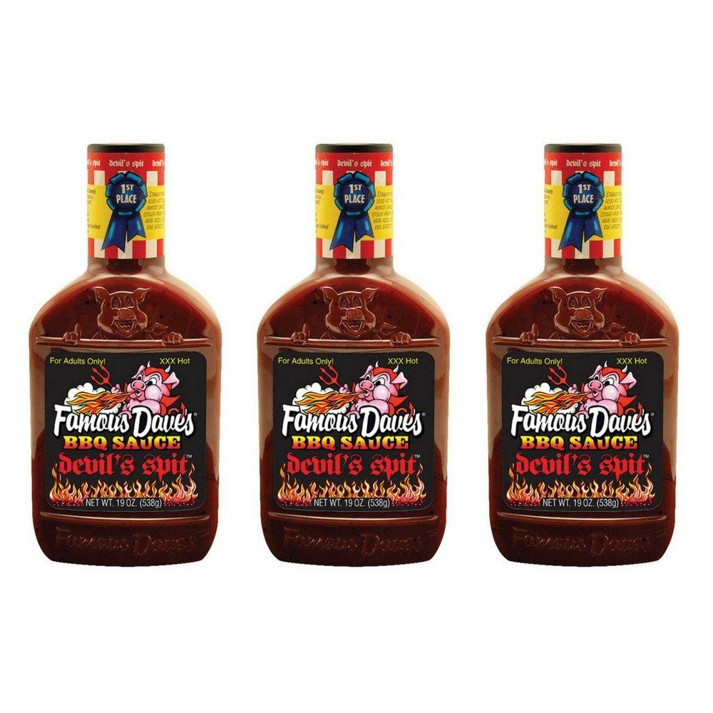 Famous Brand Famous Dave\'s - 3 pck, Devil\'s Spit BBQ Sauce (57 oz.)