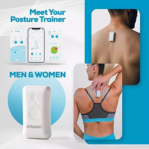 Kodgem Straight Kodgem Straight Posture Corrector Trainer for Women & Men - 2023 Updated Intelligent Posture Trainer - Upper Back Brace Smart Straightener Office Work Support - Shoulder & Back Posture Corrector Device