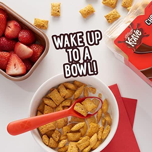 KRAVE Kelloggs Krave Breakfast Cereal, 7 Vitamins and Minerals, Kids Snacks, Chocolate, 11.4oz Box (1 Box)