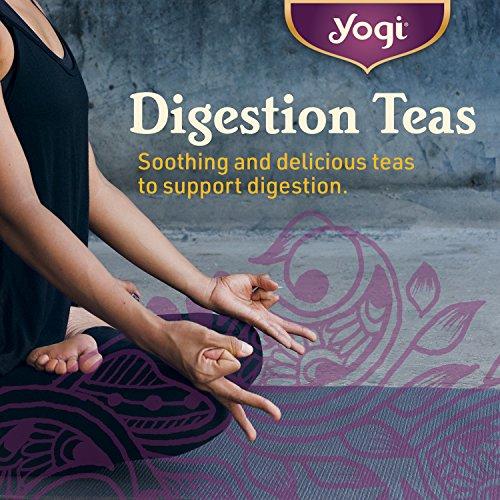 Yogi Yogi Tea Purely Peppermint Tea - 16 Tea Bags per Pack (4 Packs) - Caffeine-Free, Organic Peppermint Tea Bags - Offers Digestive Support - Made from Organic Peppermint Leaves