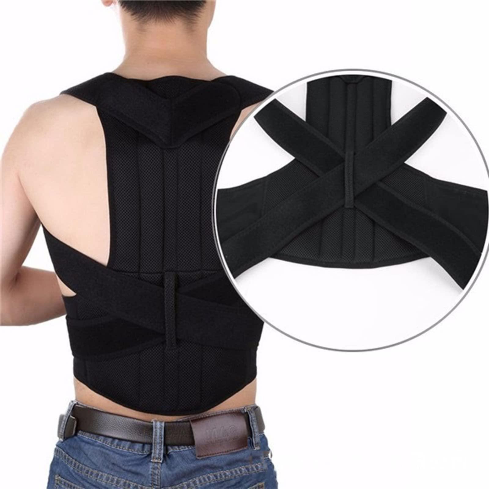 Generic Back and Shoulders Posture Corrector - for Women and Men - Help to Straighten and Keep Back Straight - Adjustable and Washable Back Brace